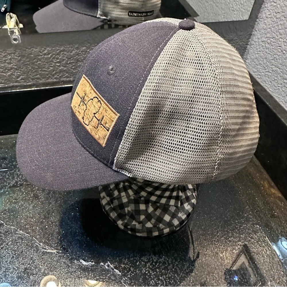 Tahoe Heartbeat Brand 6 Panel Trucker Hat